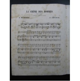 ARNAUD J. La Crème des Hommes Chant Piano XIXe