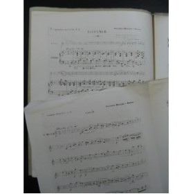 ERNST H. W. HELLER S. Romance Piano Violon ca1845