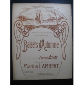 LAMBERT Marius Baisers d'Automne Piano Chant