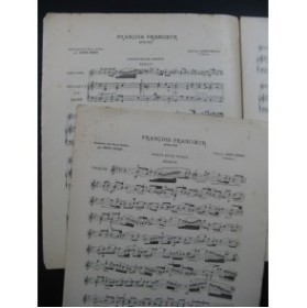 FRANCOEUR François Sonate Sol min Violon Piano 1905﻿