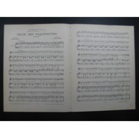 BONNARD E. Valse des Paquerettes Chant Piano