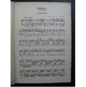 GLUCK C. W. Orphée Opéra Chant Piano
