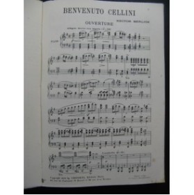 BERLIOZ Hector Benvenuto Cellini Opera Version Marcel Lamy Chant Piano