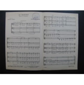 BARILLER Robert Le Manchot Choeur à 3 voix Chant 1955