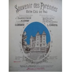 LESPINE H. Souvenir des Pyrénées Chant Piano XIXe
