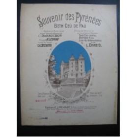LESPINE H. Souvenir des Pyrénées Chant Piano XIXe