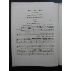 SALLIORD Alexis Reviens à moi Dédicace Chant Piano ca1830