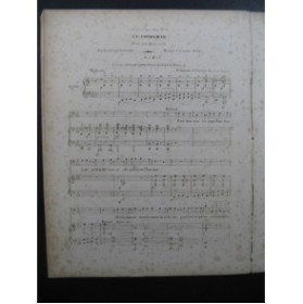 MOREL Auguste le Condamné Nanteuil Chant Piano ﻿ca1840