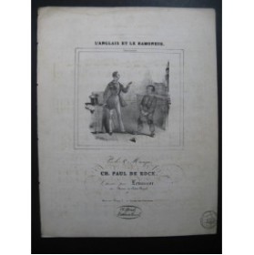 PAUL DE KOCK Ch. L'Anglais et le Ramoneur Chant Piano ca1840