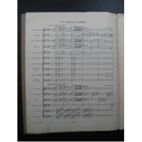 MAZELLIER Jules Graziella Vieille Chanson Orchestre 1913