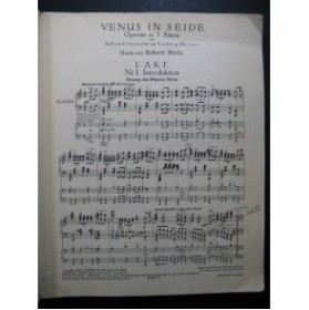 STOLZ Robert Venus in Seide Opérette Chant Piano 1933