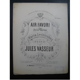 Vasseur Jules Air Favori Piano