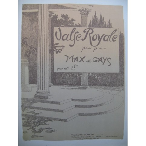 DE GAYS Max Valse Royale Piano