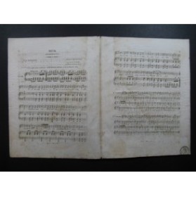 BRUGUIÈRE Edouard Dick Romance Chant Piano ca1830