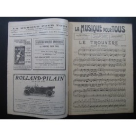 VERDI Giuseppe Le Trouvère Piano Piano et Chant 1921