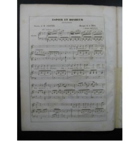 THYS A. Espoir et Bonheur Chant Piano ca1840