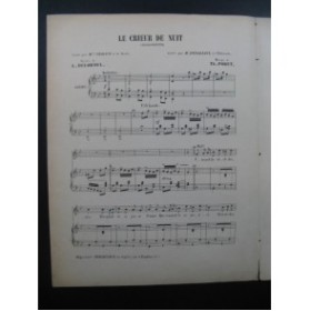 PORET Th. Le Crieur de Nuit Chant Piano XIXe