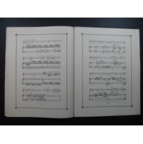 PIERNÉ Gabriel Sophie Arnould No 1 Chant Piano 1927