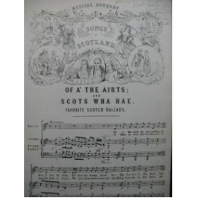 Songs of Scotland Chant Piano XIXe