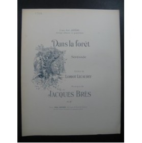 BRÈS Jacques Dans la Forêt Piano Chant