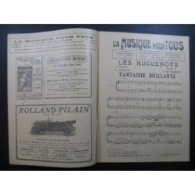 MEYERBEER G. Les Huguenots et les Œuvres Piano et Piano Chant ca1915