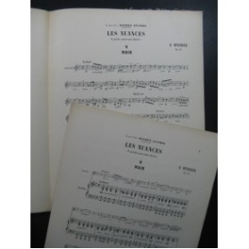 WENNER Emile Noir Violon Piano 1895
