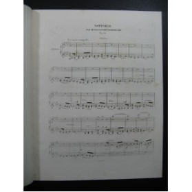 MENDELSSOHN Nocturne et Marche Piano 4 mains ca1855