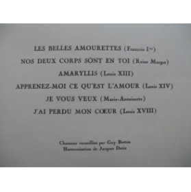Chansons d'Amour des Rois de France Chant Piano