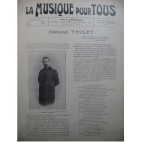 La Musique pour Tous Edmond Teulet Chant Piano 1905