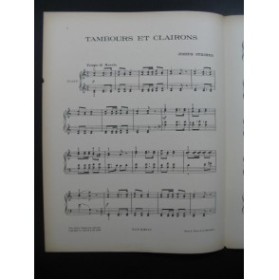 STRIMER Joseph Tambours et Clairons Piano