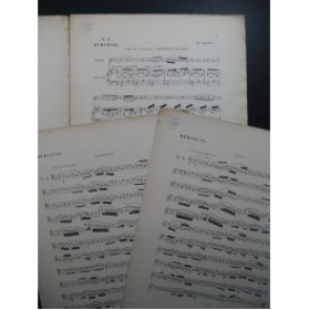 REBER Henri Pièces pour Piano et Violon ou Violoncelle op 15 No 3 XIXe