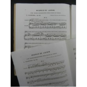 GASTINEL Léon Heures de Loisir Valse No 4 Violon Piano ca1859