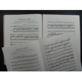 GASTINEL Léon Heures de Loisir Valse No 4 Violon Piano ca1859
