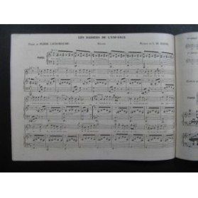 Journal des Demoiselles De Revel Du Rotois Gordigiani Donizetti Piano Chant 1854