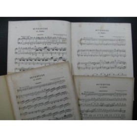 MENDELSSOHN Athalia Ouverture Piano 4 mains Violon Violoncelle ca1875