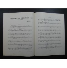 BACHMANN Georges Chanson du Bon Vieux Temps Orchestre 1881