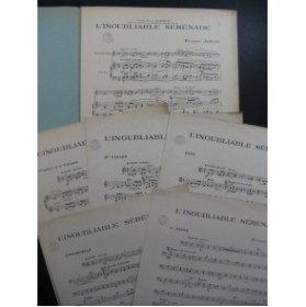 JEHIN Fernand Inoubliable Sérénade Piano Violon Alto Violoncelle 1926