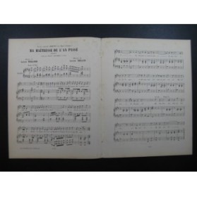 COLLIN Lucien Ma Maîtresse de l'An Passé Chant Piano ca1880