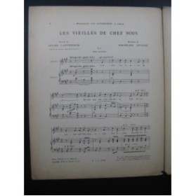 LEVADÉ Charles Les Vieilles de chez nous Piano Chant 1900
