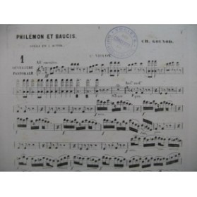 GOUNOD Charles Philémon et Baucis Ouverture Orchestre ca1875