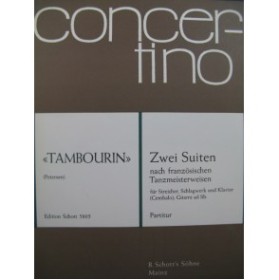 Tambourin 2 Suiten nach französischen Tanzmeisterweisen Orchestre 1968