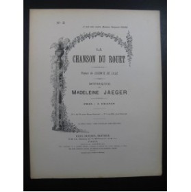 JAEGER Madeleine La Chanson du Rouet Chant Piano