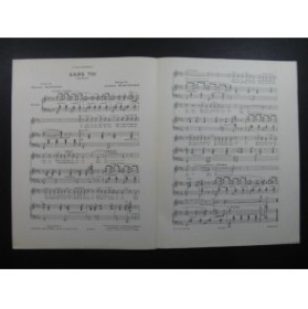 BORCHARD Adolphe Sans Toi Chant Piano 1937