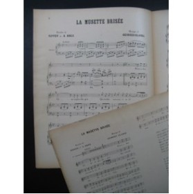 GLANOL G. La Musette Brisée Chant Piano