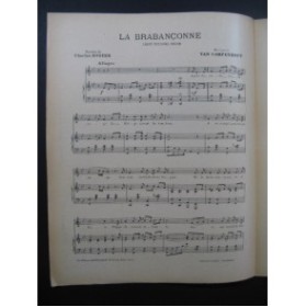 VAN CAMPENHOUT La Brabançonne Chant Piano