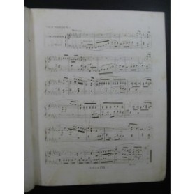 WEBER L'invitation pour la Valse Piano ca1840