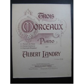 LANDRY Albert Chanson Venetienne Piano
