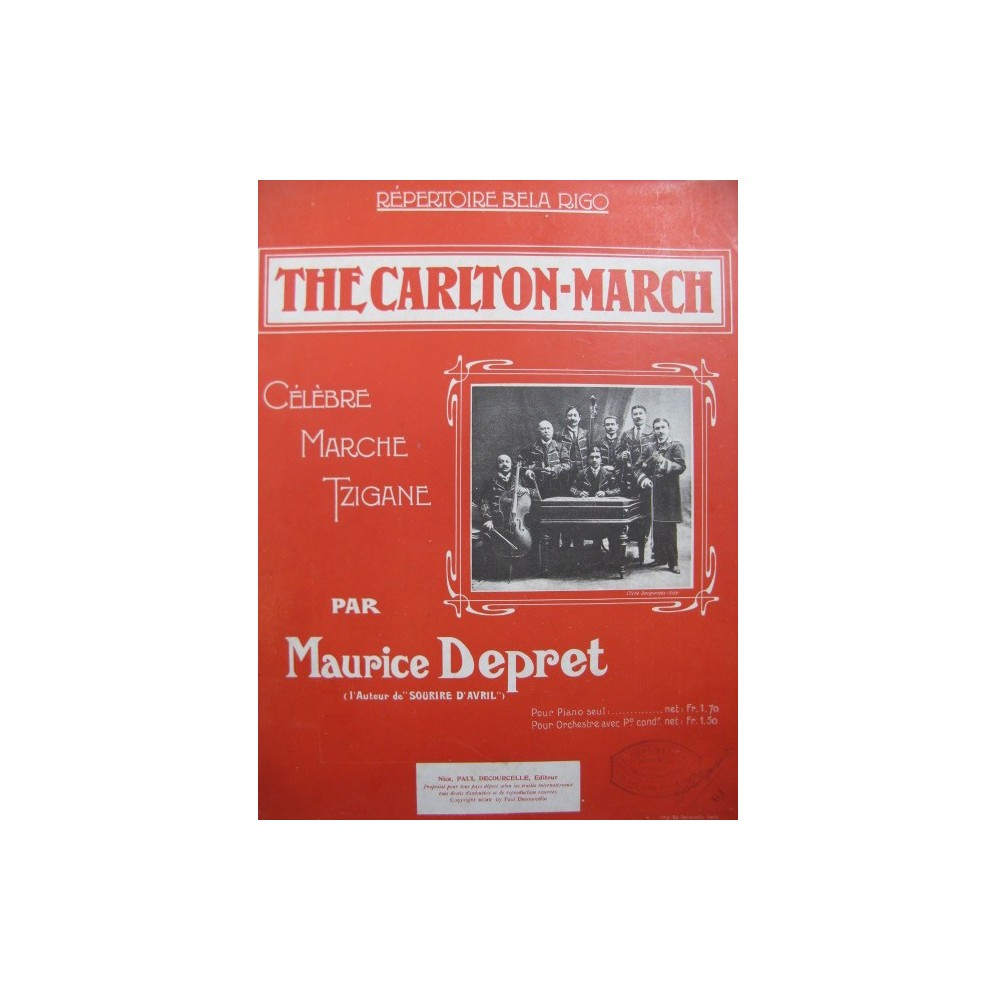 DEPRET Maurice The Carlton-March Piano