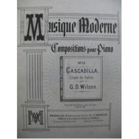 WILSON G. D. Cascadilla Piano