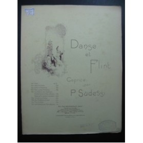 SUDESSI P. Danse et Flirt Piano Violon ou Mandoline 1900